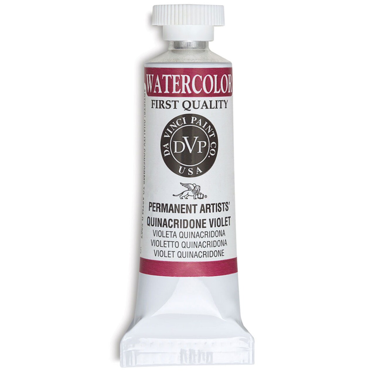Da Vinci Artists' Permanent Watercolor - Quinacridone Violet, 15 ml tube